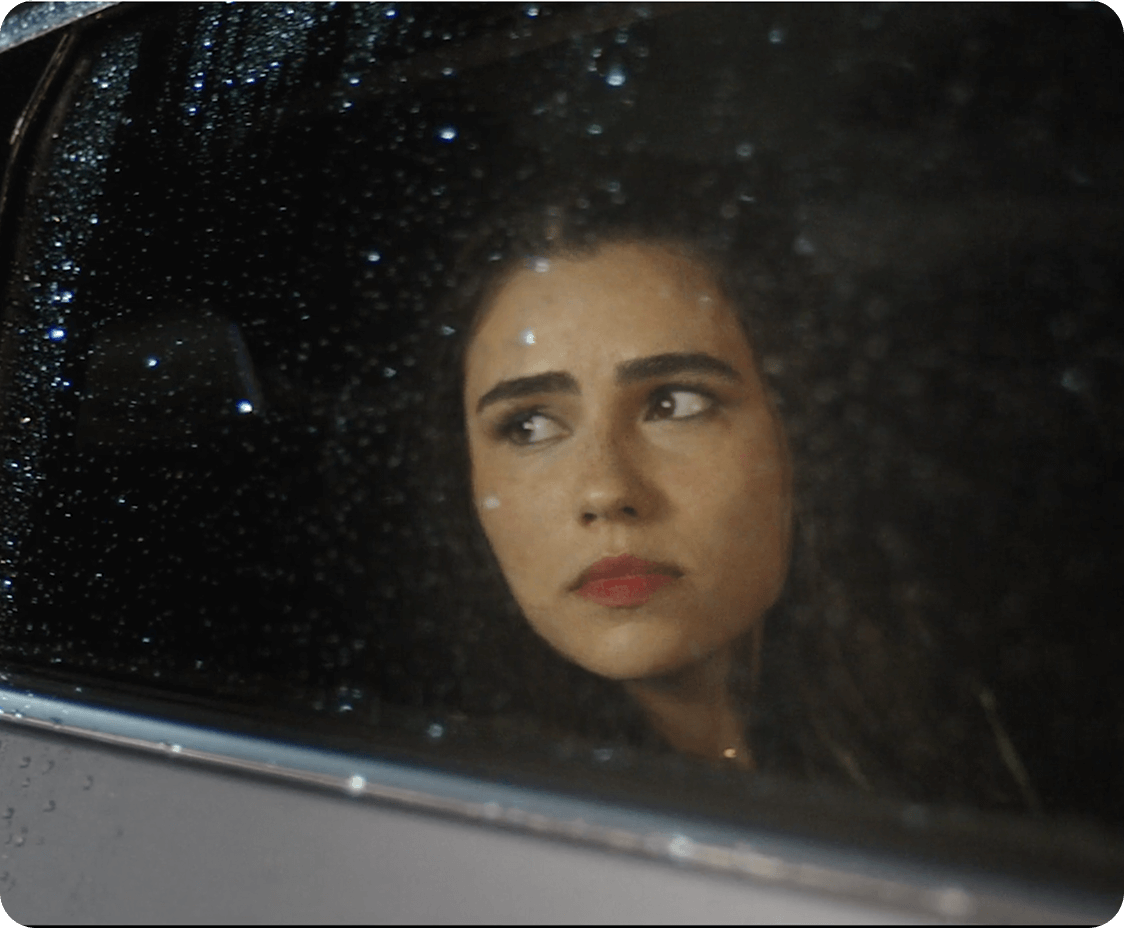 Women looking out of window